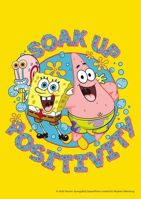 애플원(APPLEONE) 지그소 퍼즐 108-092 스폰지밥 SOAK UP POSITIVITY 108피스 (일본산)