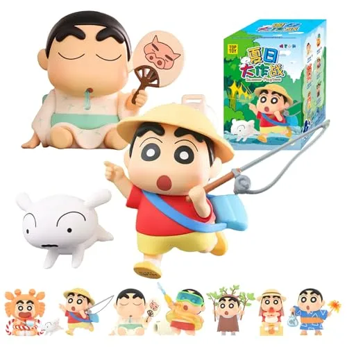 TOP TOY 짱구는 못말려 「여름 대작전」 시리즈 블라인드 박스 피규어 1개입 랜